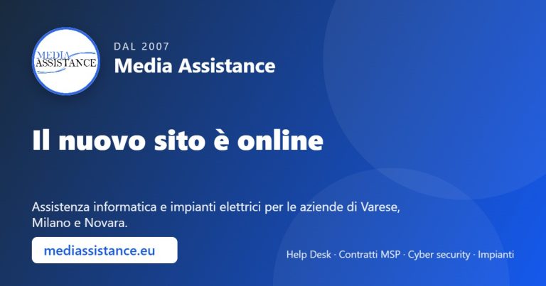 Il nuovo sito di Media Assistance è online